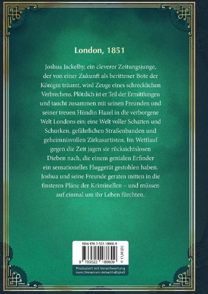 Buchcover und Innenansicht für das Buch: Joshua Jackelby