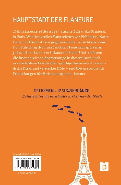 Buchcover und Innenansicht für das Buch: Zu Fuß durch Paris