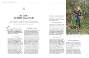 Buchcover und Innenansicht für das Buch: Die Wunderwelt der Kräuter