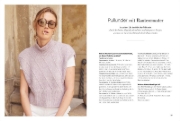 Buchcover und Innenansicht für das Buch: Stricken im Scandi- und Oversize Look