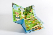 Buchcover und Innenansicht für das Buch: Wimmelige Ostern mit Hase Hubsi