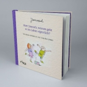 Buchcover und Innenansicht für das Buch: Herr Janosch, worum geht es im Leben eigentlich?