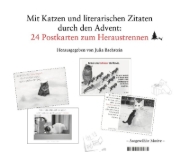 Buchcover und Innenansicht für das Buch: Der literarische Katzen-Adventskalender
