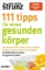 Buchcover und Innenansicht für das Buch: 111 Tipps für einen gesunden Körper