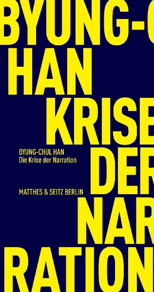 Buchcover und Innenansicht für das Buch: Die Krise der Narration