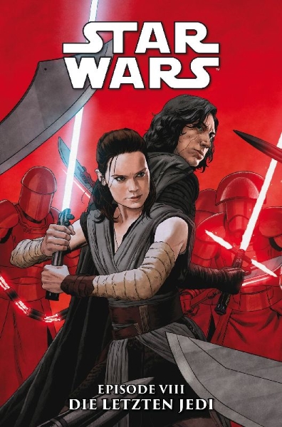 Buchcover und Innenansicht für das Buch: US-Star Wars: The Last Jedi (2018)
