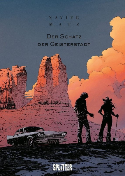 Buchcover und Innenansicht für das Buch: L'or du spectre