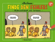 Buchcover und Innenansicht für das Buch: Finde den Fehler - Band Nr.2 - Bildersuchrätsel mit Cartoons
