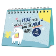 Buchcover und Innenansicht für das Buch: Ich freue mich voll für euch, dass ihr mich habt