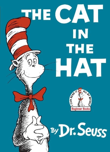 Buchcover und Innenansicht für das Buch: The Cat in the Hat