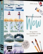 Buchcover und Innenansicht für das Buch: Watercolor Wow