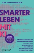 Buchcover und Innenansicht für das Buch: Smarter leben mit KI