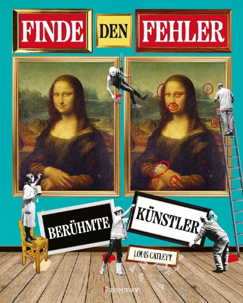 Buchcover und Innenansicht für das Buch: Spot the Difference - Great Artists
