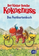 Buchcover und Innenansicht für das Buch: Der kleine Drache Kokosnuss - Postkarten-Buch