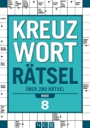 Buchcover und Innenansicht für das Buch: Kreuzworträtsel - Band 8 I Über 280 Rätsel für Erwachsene