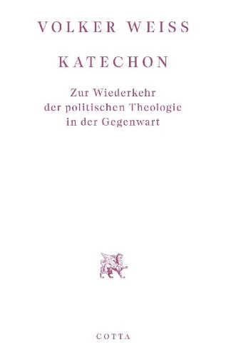 Buchcover und Innenansicht für das Buch: Katechon