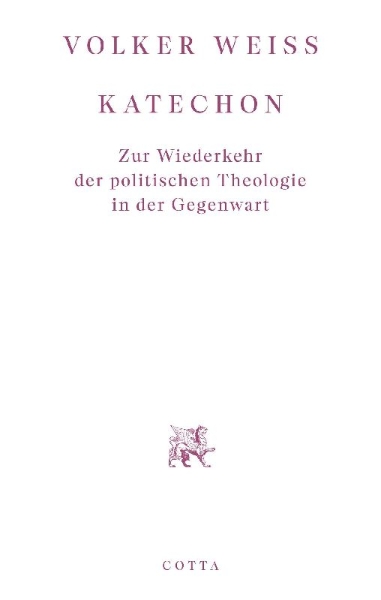 Buchcover und Innenansicht für das Buch: Katechon