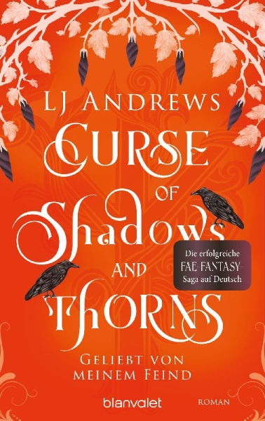 Buchcover und Innenansicht für das Buch: Curse of Shadows and Thorns (The Broken Kingdoms, book 1)