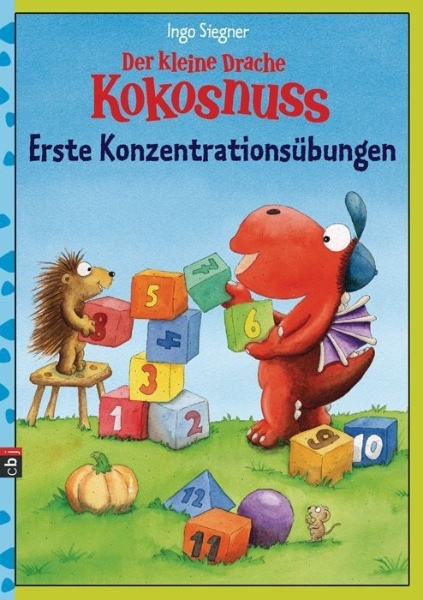 Buchcover und Innenansicht für das Buch: Der kleine Drache Kokosnuss - Erste Konzentrationsübungen