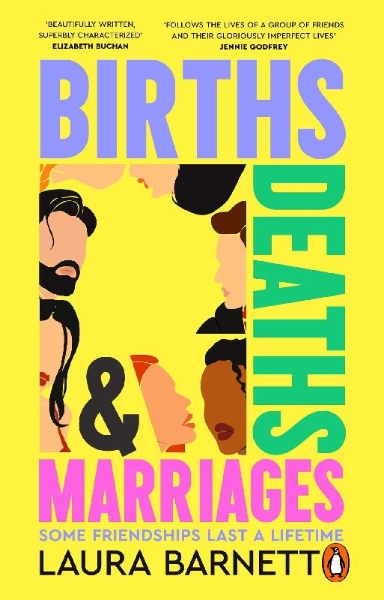 Buchcover und Innenansicht für das Buch: Births, Deaths and Marriages