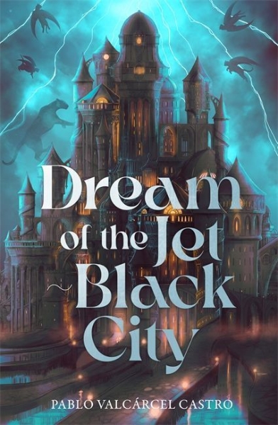 Buchcover und Innenansicht für das Buch: Dream of the Jet-Black City