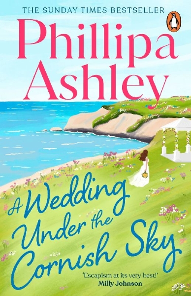 Buchcover und Innenansicht für das Buch: A Wedding Under the Cornish Sky