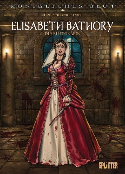 Buchcover und Innenansicht für das Buch: Reines de sang - Elisabeth Bathory
