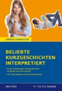 Buchcover und Innenansicht für das Buch: Beliebte Kurzgeschichten interpretiert