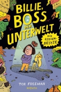 Buchcover und Innenansicht für das Buch: Boss of the Underworld: Shirley vs the Huge Beast