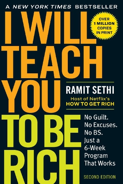 Buchcover und Innenansicht für das Buch: I Will Teach You to Be Rich