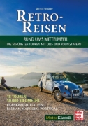 Buchcover und Innenansicht für das Buch: Retro-Reisen - Rund ums Mittelmeer