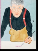 Buchcover und Innenansicht für das Buch: David Hockney. A Chronology. 40th Ed.