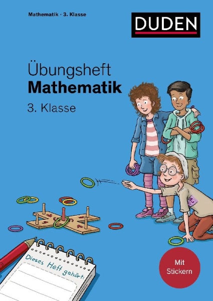 Buchcover und Innenansicht für das Buch: Übungsheft Mathematik - 3. Klasse
