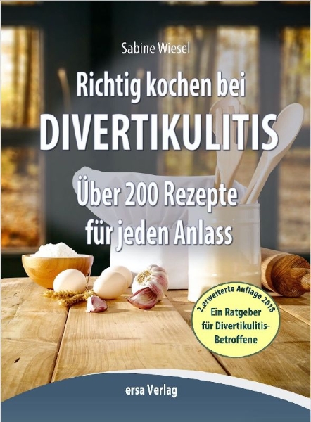 Buchcover und Innenansicht für das Buch: Richtig kochen bei Divertikulitis