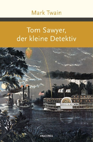 Buchcover und Innenansicht für das Buch: Tom Sawyer, Detective