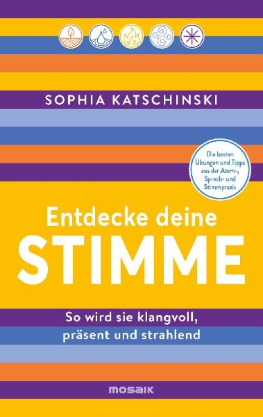Buchcover und Innenansicht für das Buch: Entdecke deine Stimme