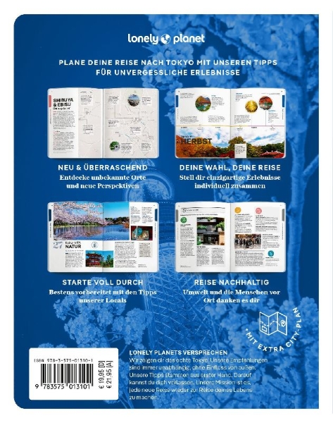 Buchcover und Innenansicht für das Buch: LONELY PLANET Reiseführer Entdecke Tokyo