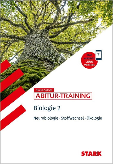 Buchcover und Innenansicht für das Buch: STARK Biologie 2 - Abitur-Training - Neurobiologie, Stoffwechselphysiologie, Ökologie