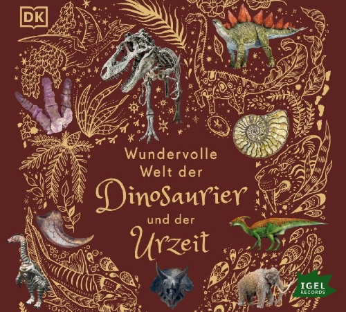 Buchcover und Innenansicht für das Buch: Dinosaurs and other Prehistoric Life