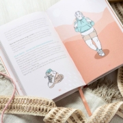 Buchcover und Innenansicht für das Buch: Wahre Schönheit ist der Mut, du selbst zu sein