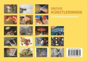 Buchcover und Innenansicht für das Buch: Postkarten-Set Große Künstlerinnen