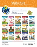 Buchcover und Innenansicht für das Buch: Wieso? Weshalb? Warum? Stickerheft: Im Zoo