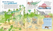 Buchcover und Innenansicht für das Buch: BOOKii® WAS IST WAS Junior Komm mit zu den Dinosauriern!