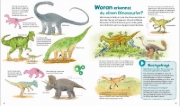 Buchcover und Innenansicht für das Buch: BOOKii® WAS IST WAS Junior Komm mit zu den Dinosauriern!