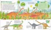Buchcover und Innenansicht für das Buch: BOOKii® WAS IST WAS Junior Komm mit zu den Dinosauriern!