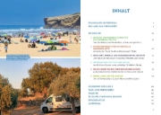 Buchcover und Innenansicht für das Buch: Portugal mit dem Wohnmobil