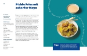 Buchcover und Innenansicht für das Buch: Lieblingsrezepte aus deinem Airfryer