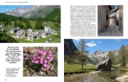 Buchcover und Innenansicht für das Buch: Wanderlust Alpen