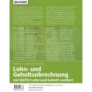 Buchcover und Innenansicht für das Buch: Lohn- und Gehaltsabrechnung mit DATEV Lohn und Gehalt comfort