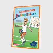 Buchcover und Innenansicht für das Buch: Mein supercooler Fußballblock